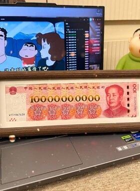 一百亿相框百元大钞相框人民币装饰画祖国的大好河山相框桌面摆件