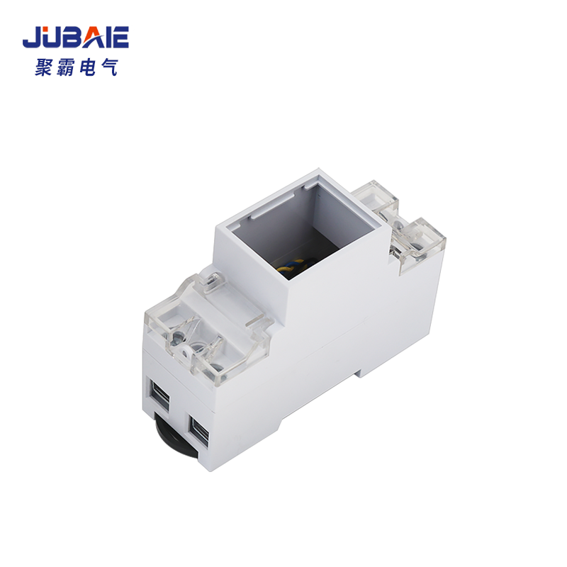 2P仪器仪表塑料壳体导轨电表壳体单相控制器外壳配件配件厂家直销