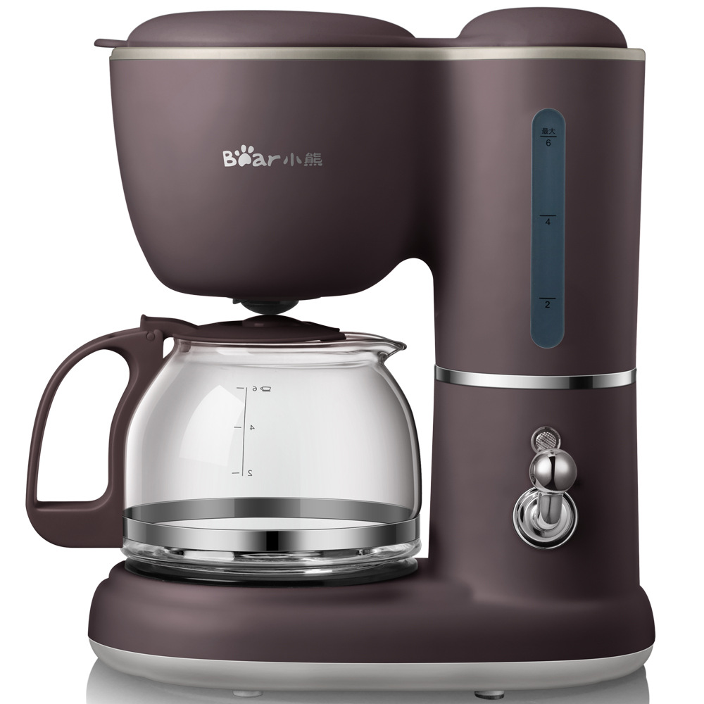 小熊咖啡机美式家用600ml滴漏式小型煮泡茶壶煮咖啡KFJ-A06Q1