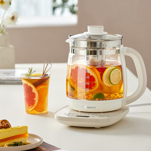 小熊YSH C18Z5养生壶带滤网全玻璃1.8升大容量智能煮茶器花茶壶
