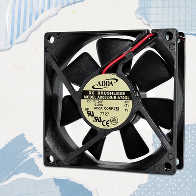 全新ADDA AD0824UB-A70GL 24V 0.29A 协禧8025风机 变频器风扇8CM