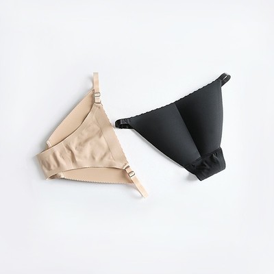 防走光比基尼打底裤泳衣女假屁股