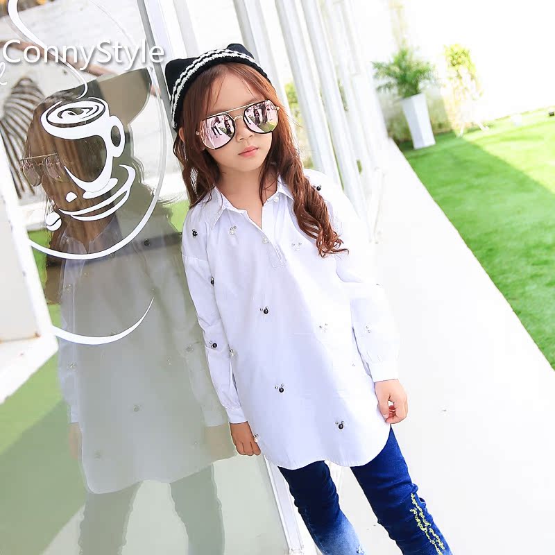 Chemise fille CONNYSTYLE à manche longue - Ref 2085069 Image 3