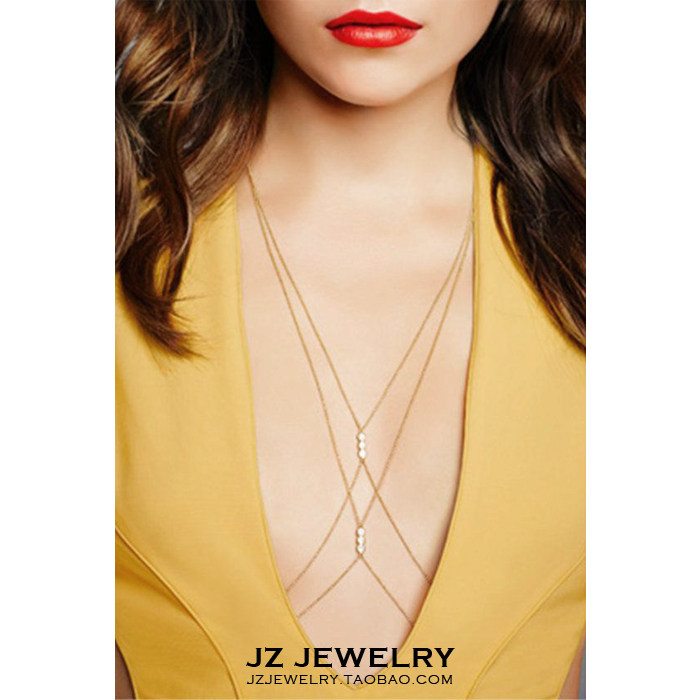 jzbodychain欧美女身体链项链