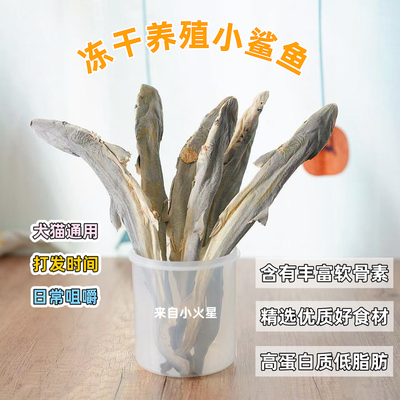 来自小火星宠物零食冻干小鲨鱼