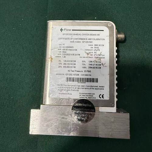 GF125CXXC BROOKS质量流量控制器 N2气体工业测控设备议价维修