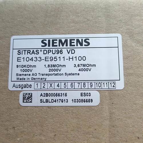 E10433-E9511-H100 DPU96 安全继电器 工控配件议价维修
