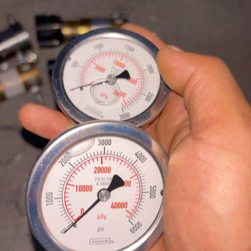 NOSHOK努肖克0-6000PSI 0-40000kPa压力表议价维修