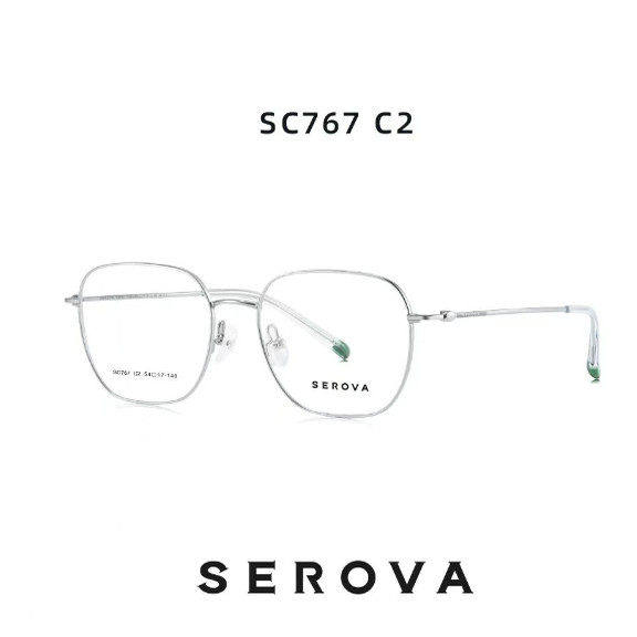 施洛华SEROVA纯贝塔β钛男女款眼镜架配近视眼镜框网红款SC767图片