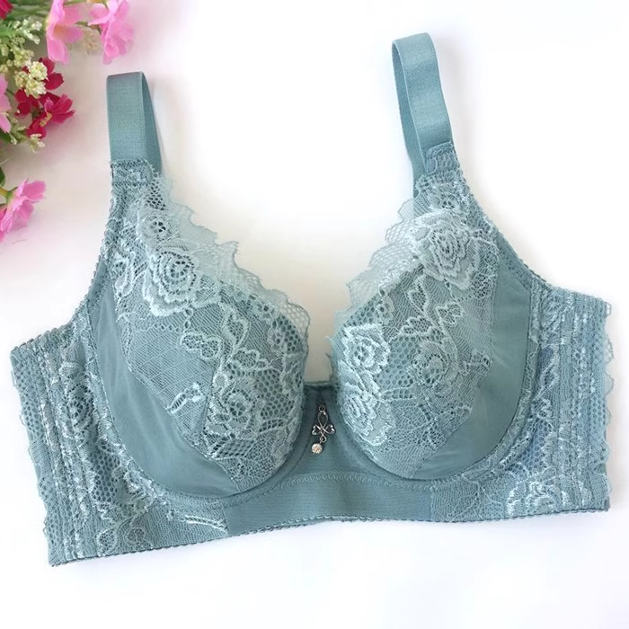 美芬琪正品无海绵薄款蕾丝文胸842夏季超薄杯聚拢调整型女内衣90b