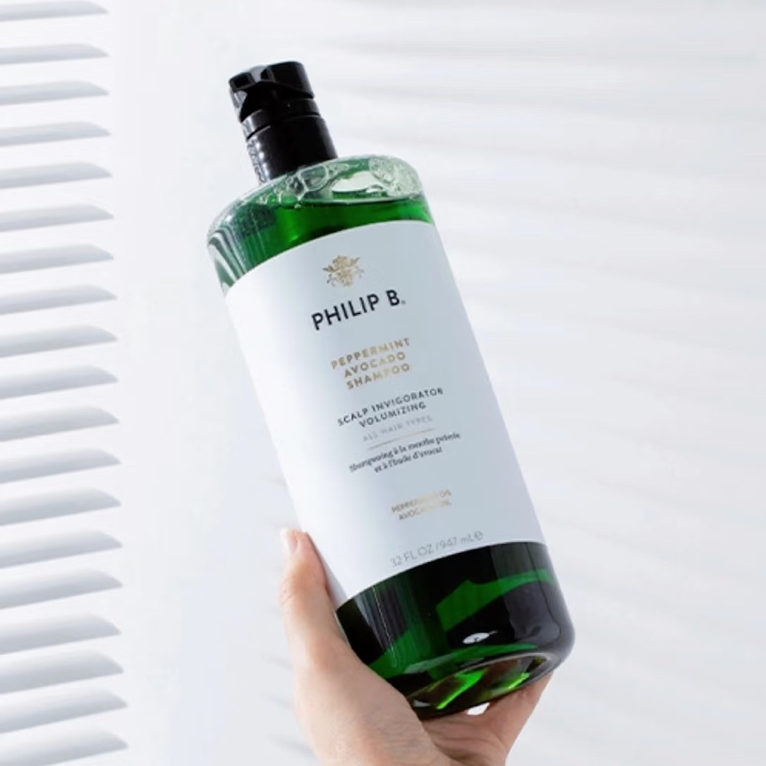 奢华洗护PhilipB薄荷鳄梨洗发水
