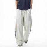 卫裤男春款侧边撞色条纹长裤子脚口可调运动裤MK2435-P45，男装休闲裤，电商A362