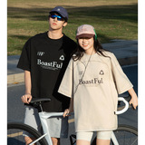 明线设计短袖T恤男夏季新款复古字母印花体恤衫MT7148-P39控68，男装T恤，电商A362