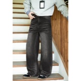 牛仔裤男秋季宽松直筒裤潮牌美式复古长MN2454-P60控98，男装牛仔裤，电商A362