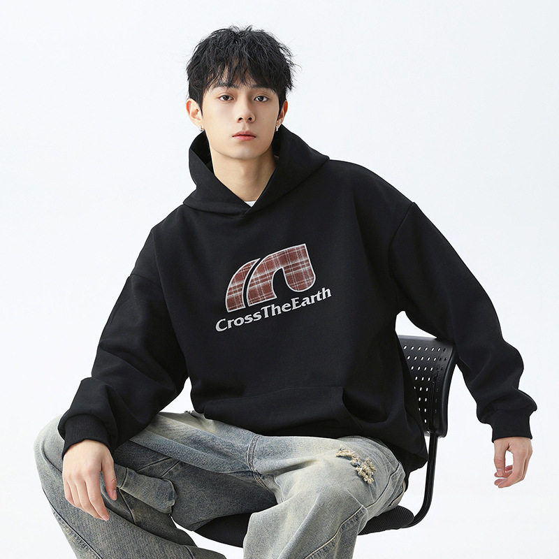 卫衣男25春季款潮牌连帽衫宽松休闲情侣外套MW3946-P50，男装卫衣，电商A362