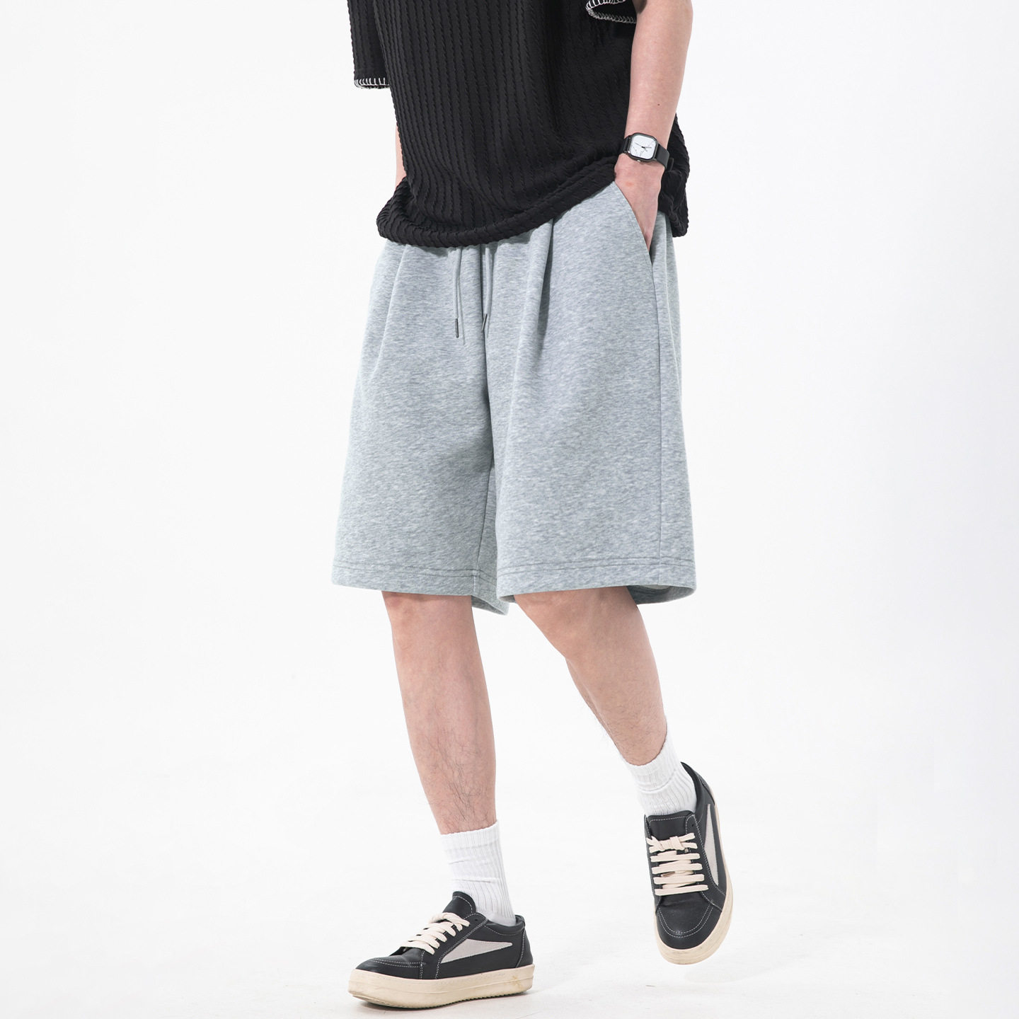 卫裤男夏季新款潮牌休闲短裤质感百搭直筒裤子OK2703-P33控59，男装休闲裤，电商A362