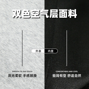 连帽卫衣男秋季款运动帽衫短宽廓形夹克BMW3950-P67控108图片