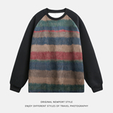 卫衣男秋季新款潮牌复古宽松渐变套头衫上衣MW3957-P51控85，男装卫衣，电商A362