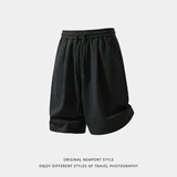 卫裤男夏季新款潮牌休闲短裤质感百搭直筒裤子OK2703-P33控59，男装休闲裤，电商A362