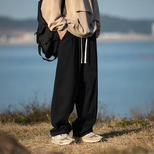 韩路cityboy装垂感山系休闲裤秋直筒宽松日系长裤K2148-P45控68图片
