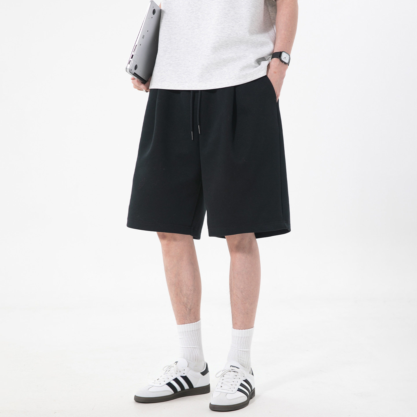 卫裤男夏季新款潮牌休闲短裤质感百搭直筒裤子OK2703-P33控59,男装休闲裤,电商A362