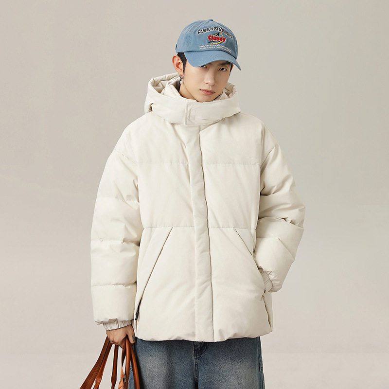 冬季加厚保暖防泼水棉衣可拆卸连帽面包服外套BL5120-P115控178，男装棉衣，电商A362