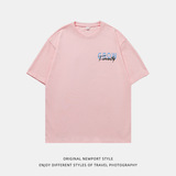 潮牌字母印花短袖T恤女夏季新款美式休闲半袖体恤L1888-P30控49，男装T恤，电商A362