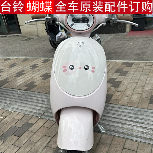 台铃电动车蝴蝶原装正品前围前泥瓦后衣架后视镜仪表前罩全车订购