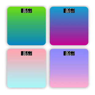 严选LED人体秤隐屏体重秤电子秤人体称体重秤健康秤渐变可选