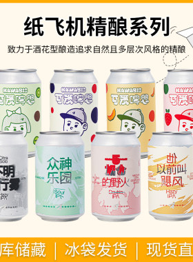 纸飞机酿造C#系列精酿啤酒 可爱啤思原味/奇异果 三倍水果酸艾尔