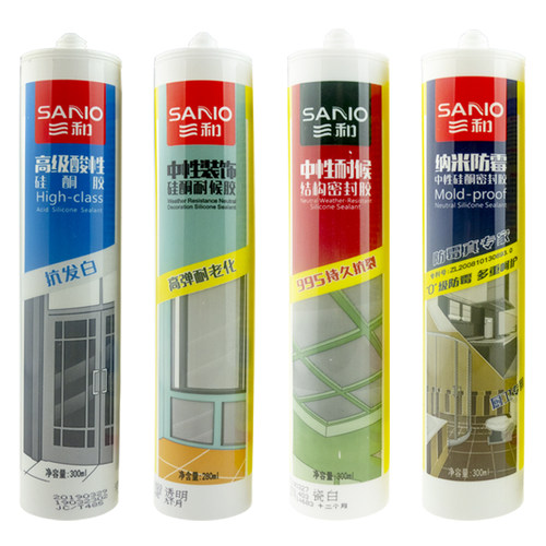 三和中性硅酮玻璃胶TB798耐候胶781  995结构胶防水厨卫防霉