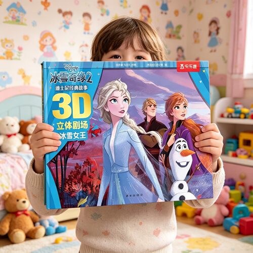迪士尼冰雪奇缘3d立体书本