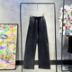 满天星卫裤 巴黎风重磅小众设计感烫钻运动裤 水洗做旧休闲男女同款