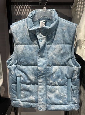 耐克NIKE男子拒水立领篮球运动休闲保暖棉马甲HF7721-464