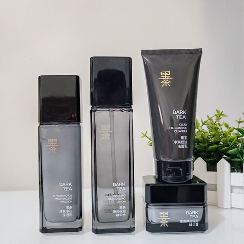 韵颜堂iado黑茶护肤品控油洁面乳恒润保湿精华水净油保湿乳精华霜