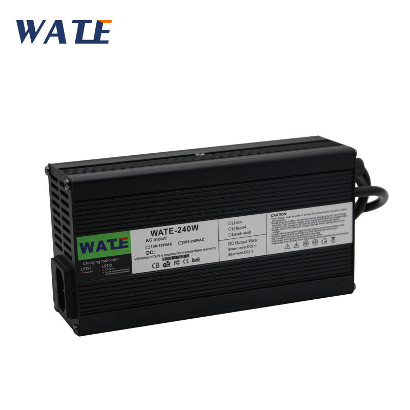 33.6V7A8A充电器铝壳风扇WATE