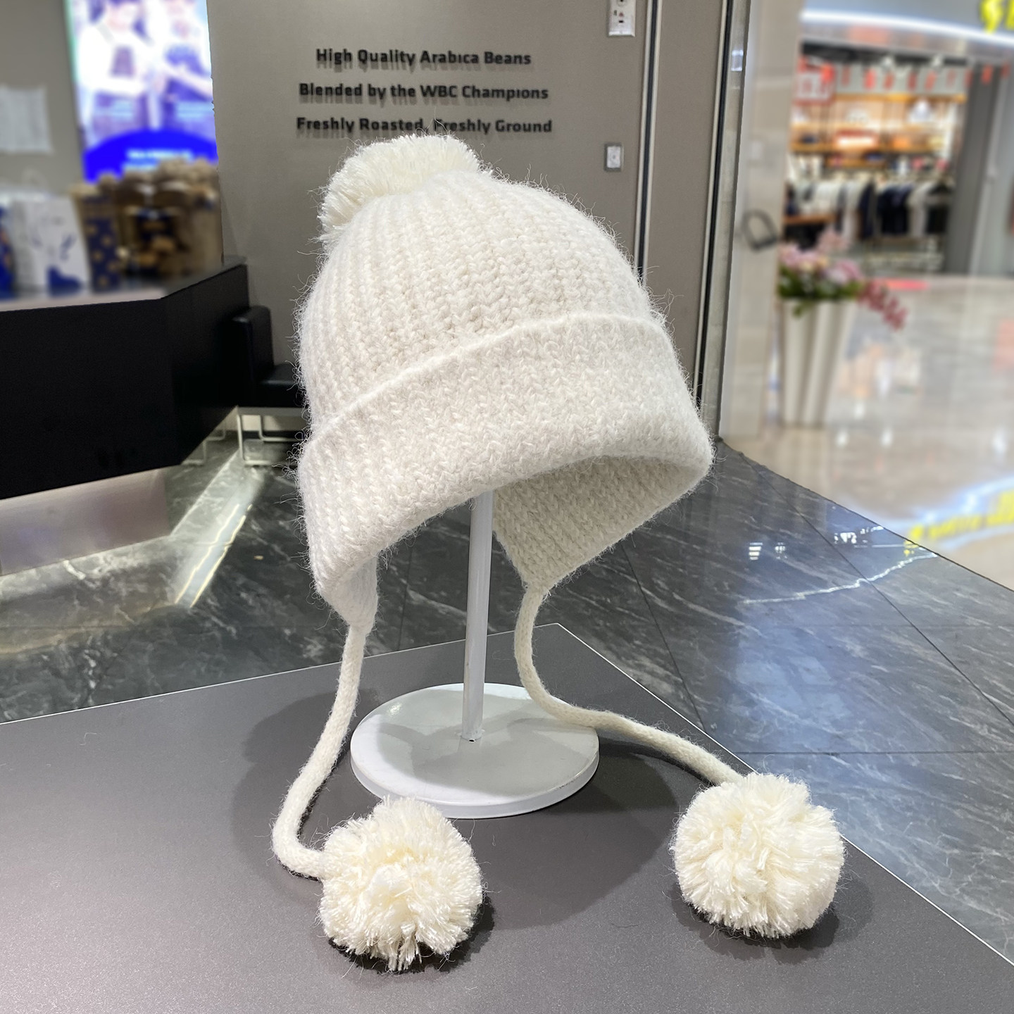 毛线帽子女秋冬季针织毛球护耳帽韩版百搭显脸小保暖套头帽包头帽,服饰配件/皮带/帽子/围巾,帽子,淘宝优惠券,粉丝福利购,淘宝优惠卷