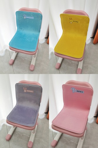 法兰绒纯色小学生一体式椅垫