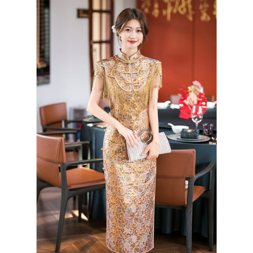 2026新款结婚妈妈礼服中式婚服高级感重工婚服气质  60791两件套