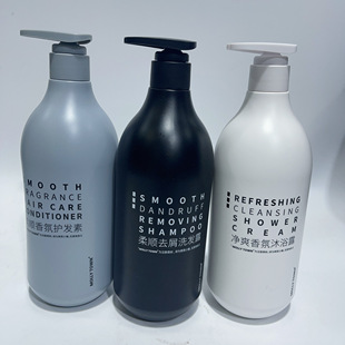 MollyTown静谧系列净爽绿茶香氛洗发水800ml深层清洁滋润去屑