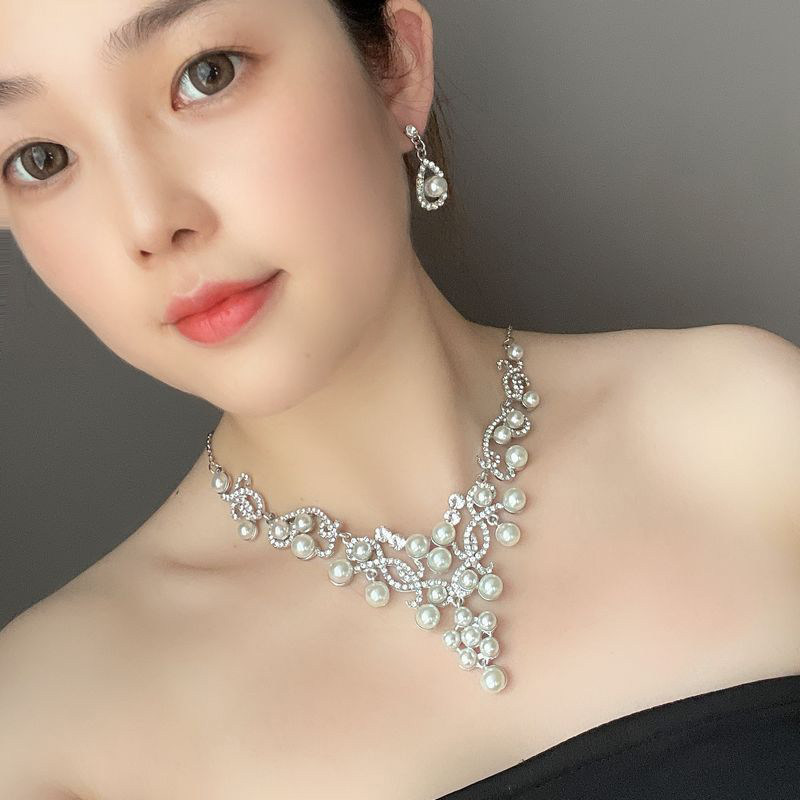 首饰配饰项链耳饰时尚珍珠女士