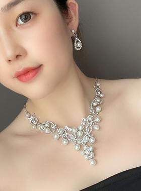 首饰配饰项链耳饰时尚珍珠女士