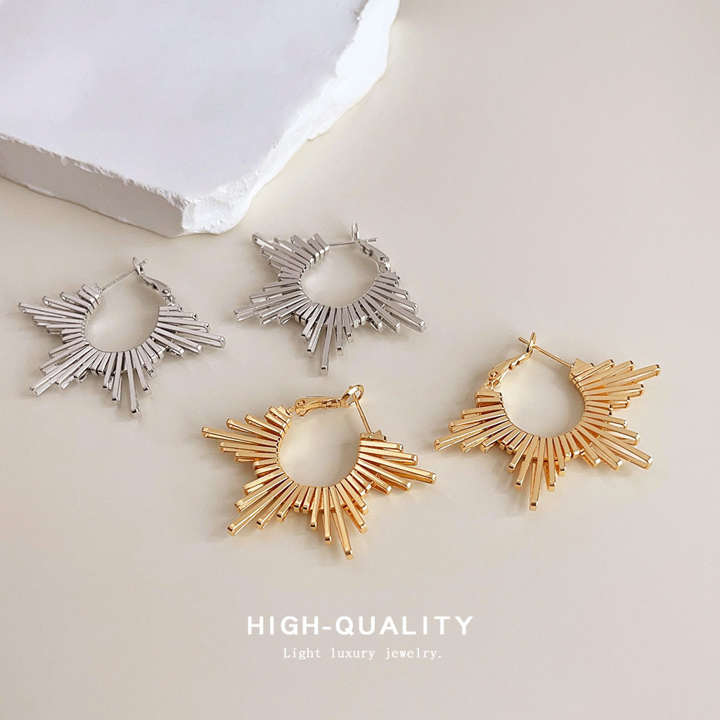 镀K真金加厚时尚个性设计师款潮流行耳饰耳环女,饰品/流行首饰/时尚饰品新,耳环,淘宝优惠券,粉丝福利购,淘宝优惠卷