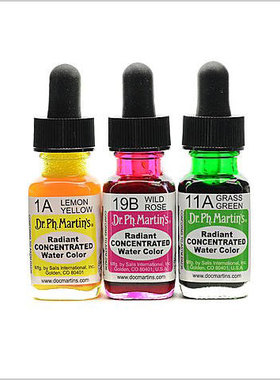 Dr.Ph.Martin's浓缩水彩ab色系 指定颜色限时折扣