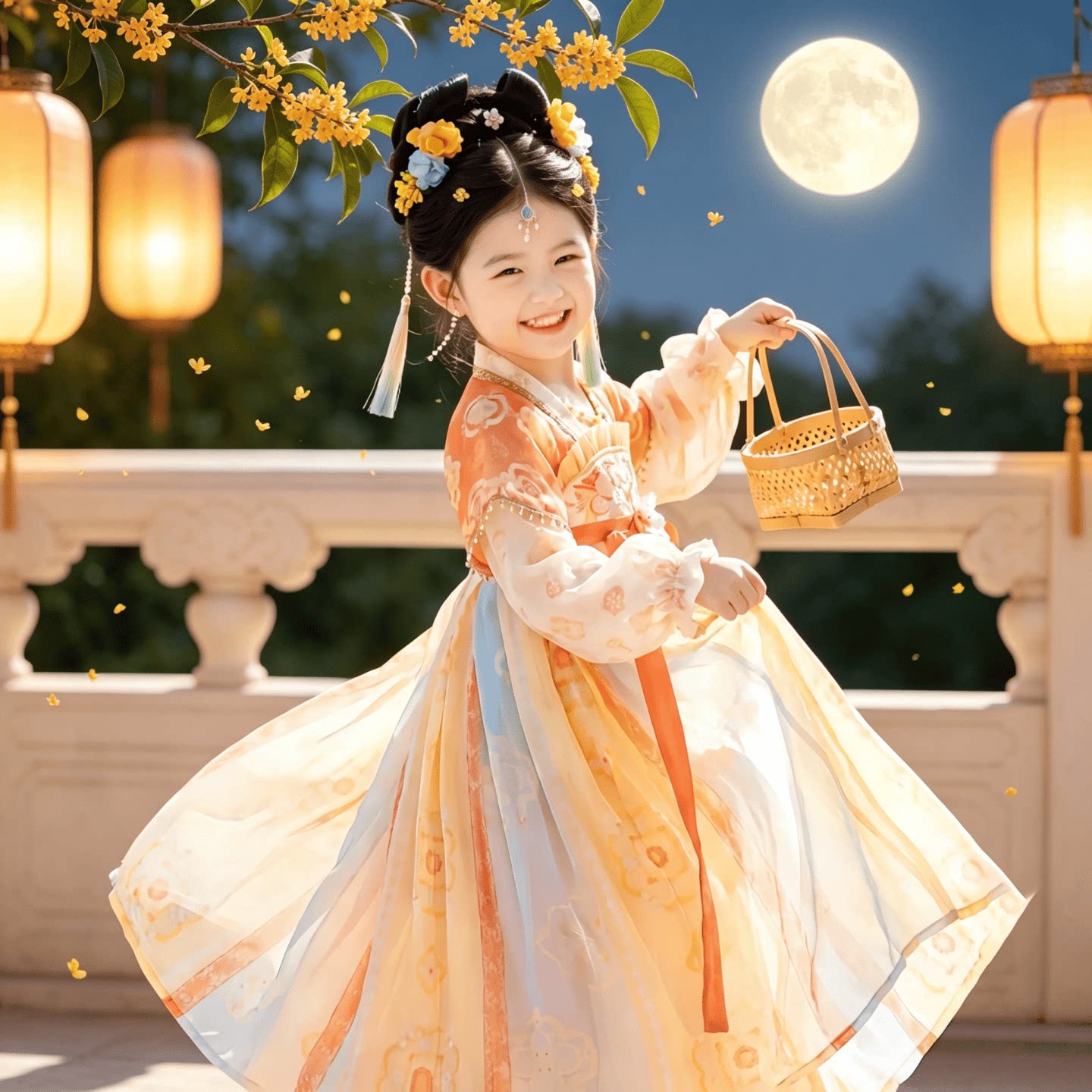 汉服女童新款儿童中国风连衣裙