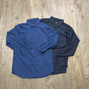 常青藤简约款!柔和料原单纯色薄款透气四季男士长袖衬衫