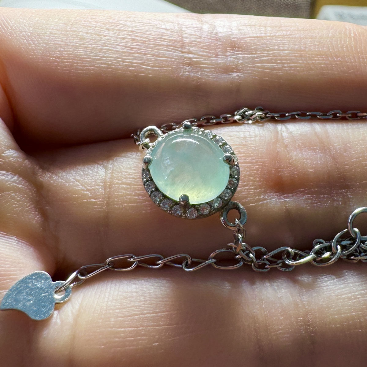 瑜瑾缅甸天然A货翡翠高冰种手链饰品