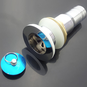 水槽下水器台盆大理石洗衣池拖把池加长牙下水器电镀32mm接口