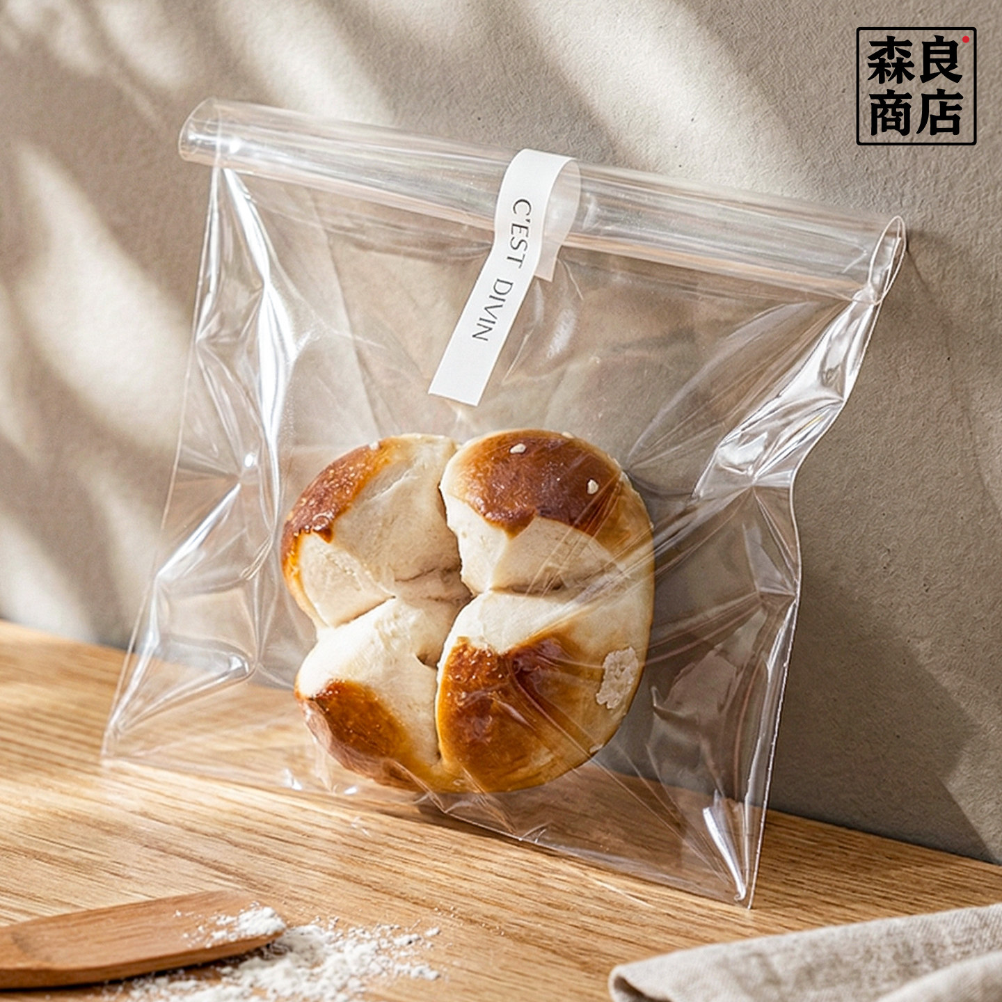 透明切片面包包装袋贝果吐司甜甜圈烘焙蛋挞单个饼干打包塑料袋子