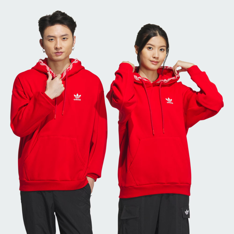 秋冬新款龙年运动连帽套头衫